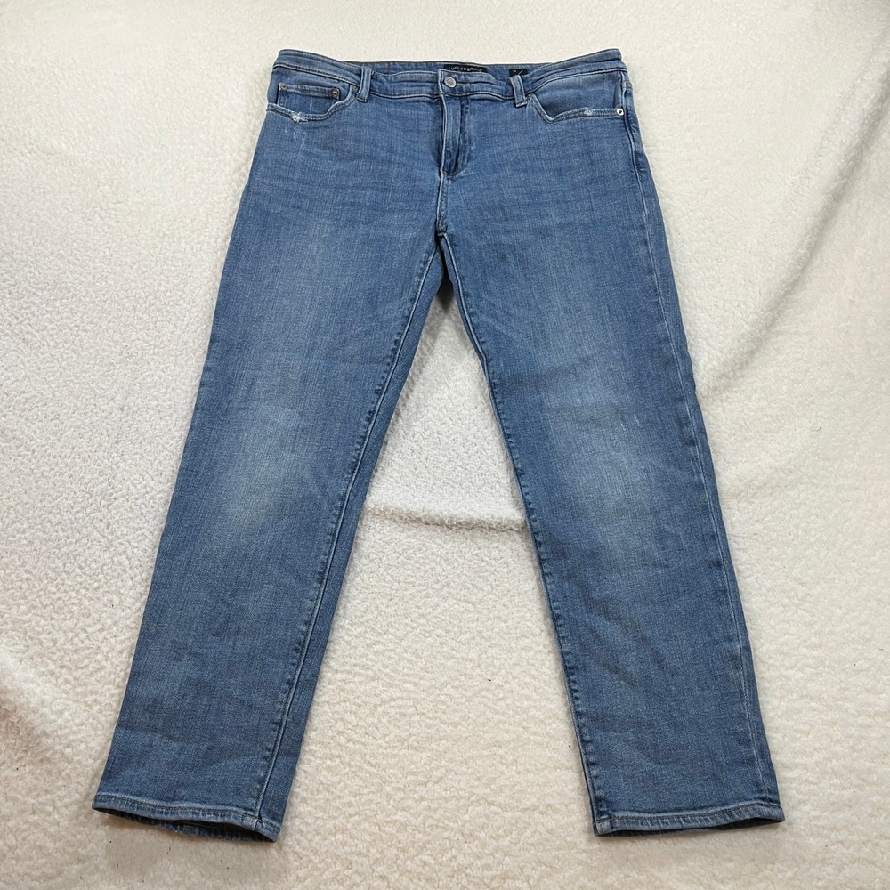 Lucky Brand Jeans Womens 12/31 Blue Sienna Boyfriend Mid Rise 7W14037 Stretch